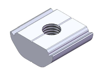 [NUT/RN-KK-20x20xT9] Aluminium Nut RN-KK (20x20xT9)